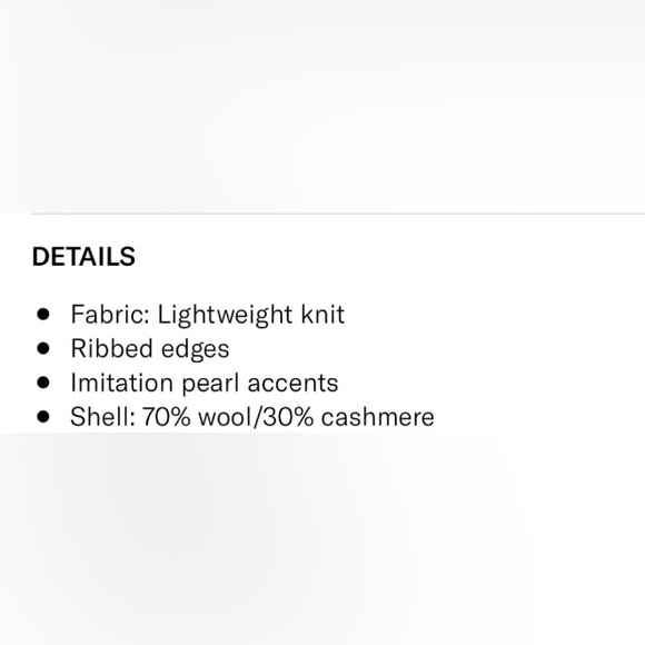 Carolina Amato Wool and Cashmere Pearl Studded Gloves - Picture 3 of 3